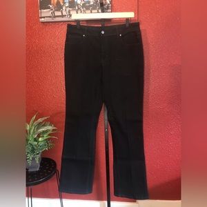 d.Jeans. Size 14. Black straight leg jeans.